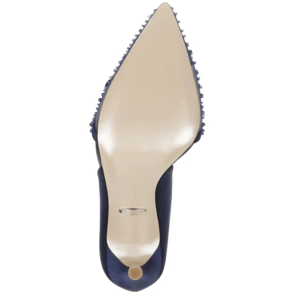 🍒NIB🍒 BADGLEY MISCHKA EMBELLISHED D'ORSAY PUMPS - Picture 13 of 16